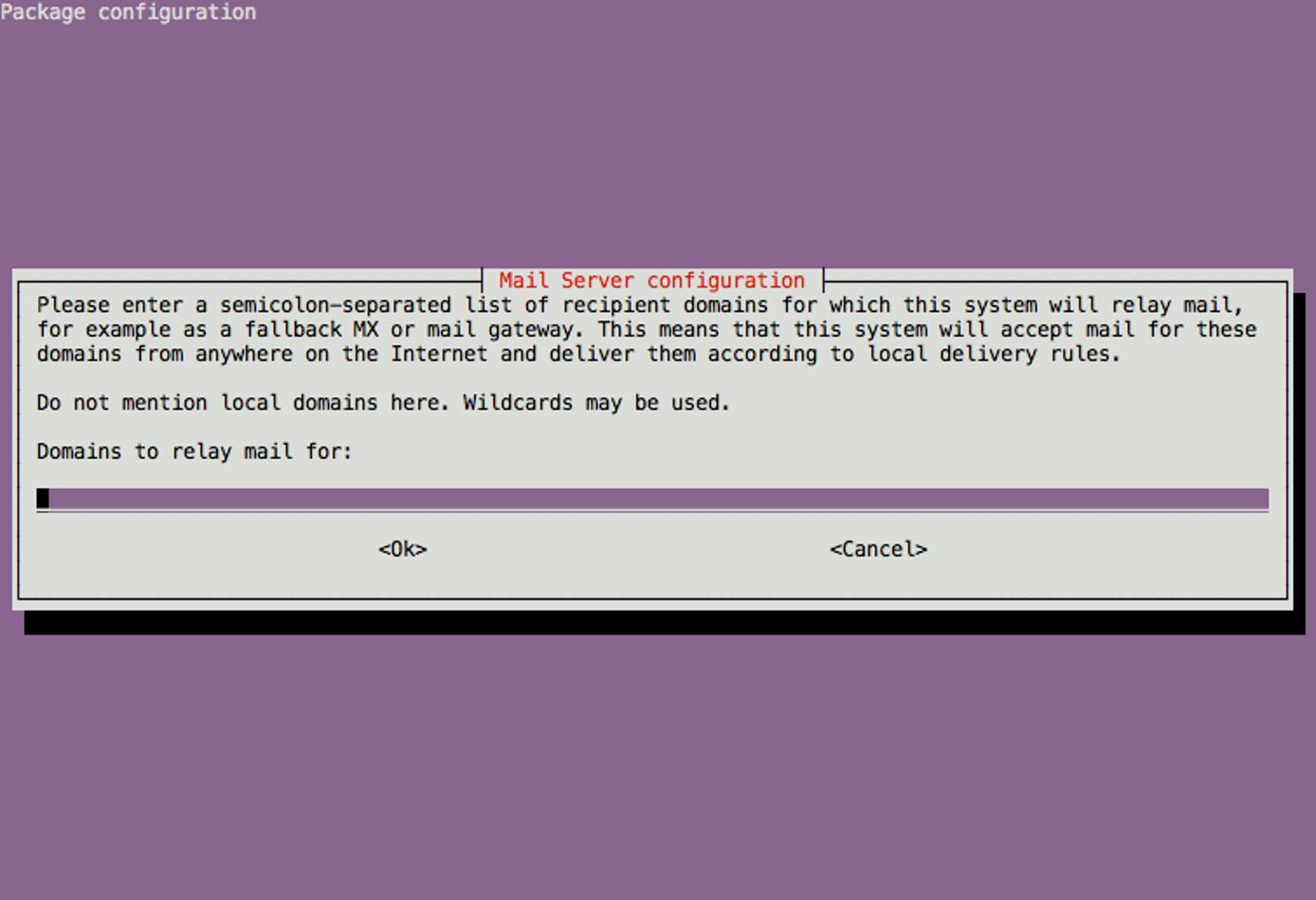 Exim4 relay domains configuration on Ubuntu 12.04 LTS (Precise). Exim4 relay domains configuration on Ubuntu 12.04 LTS (Precise).