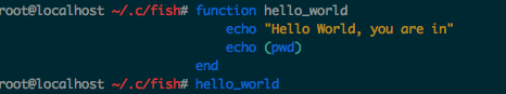 Fish Scripting Using Functions Fish Scripting Using Functions