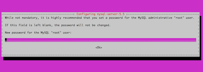 Setting the MySQL root password in Ubuntu 14.04 LTS (Trusty Tahr). Setting the MySQL root password in Ubuntu 14.04 LTS (Trusty Tahr).