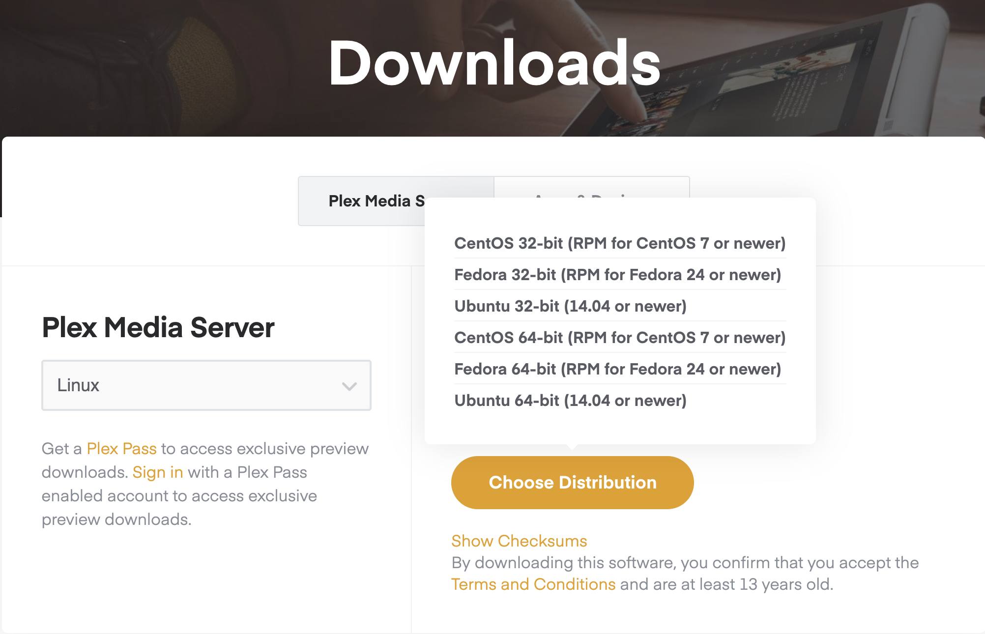 Plex download button Plex download button
