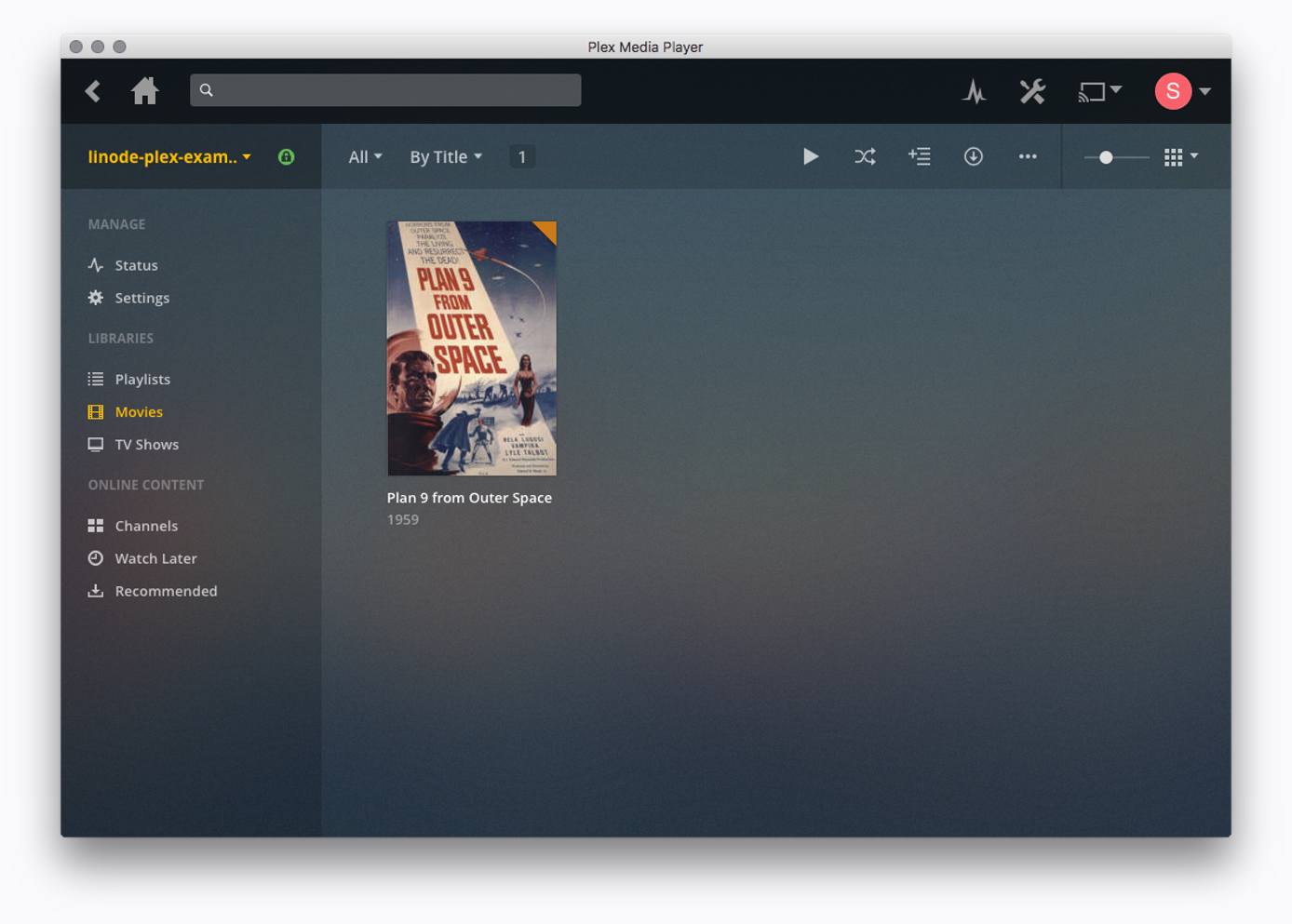 Plex media client Plex media client