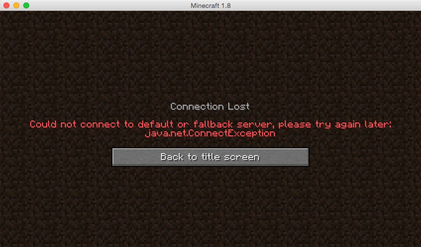 Backend connection error Backend connection error