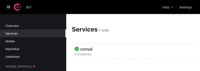 Consul UI on the Kubernetes cluster Consul UI on the Kubernetes cluster